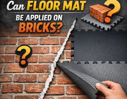 Can floor mat be applied on bricks