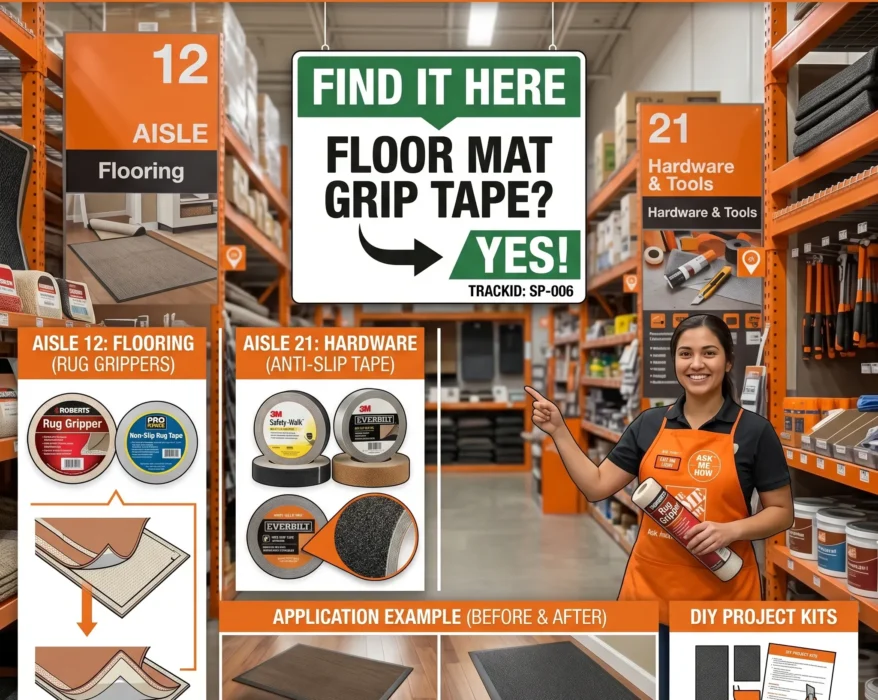 Does home depot carry floor mat grip tape trackid sp-006