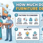 How much do you tip furniture delivery