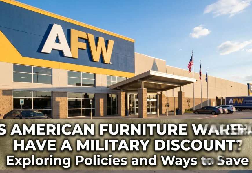 Does american furniture warehouse have military discount