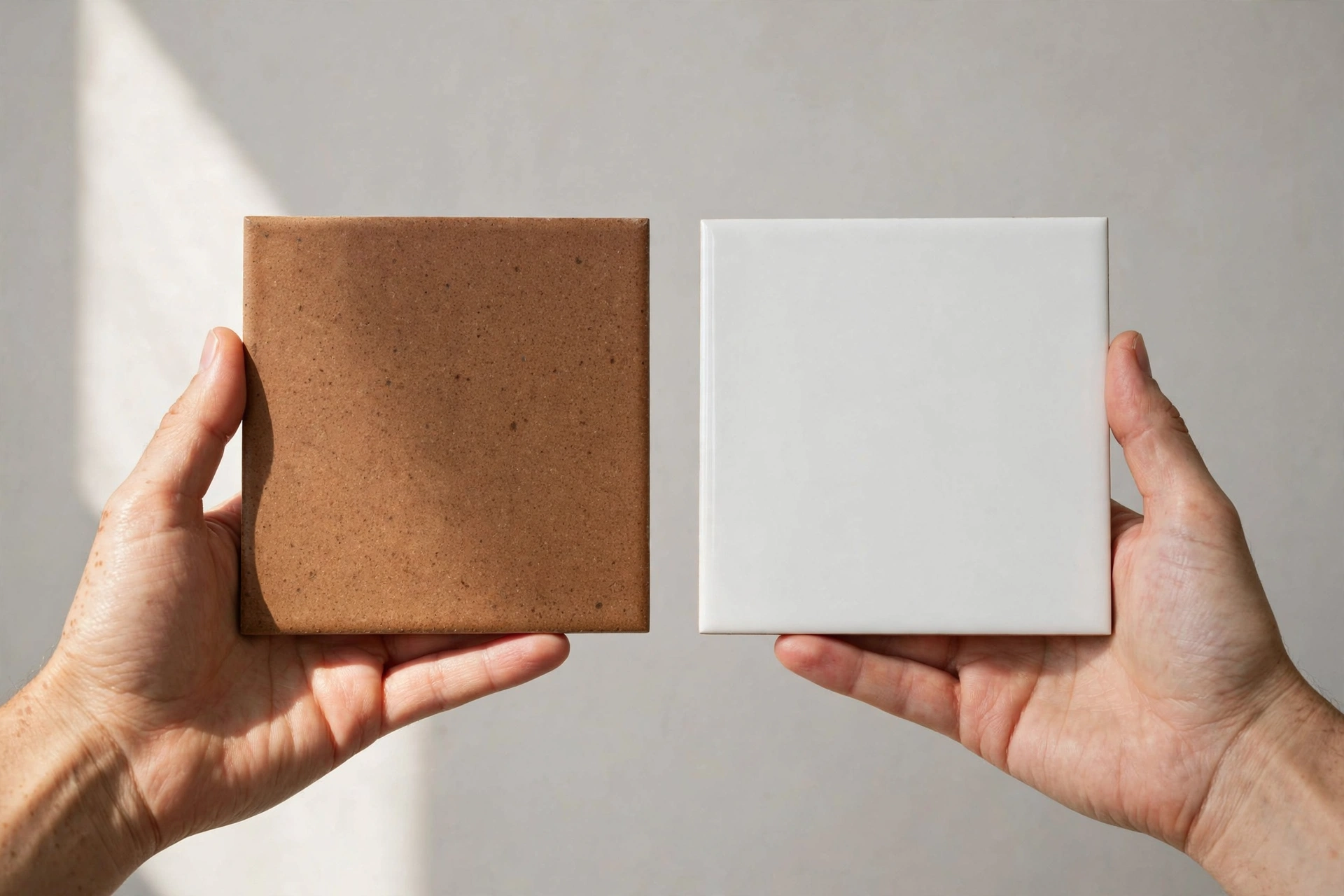 comparing weight of ceramic tile and porcelain tile