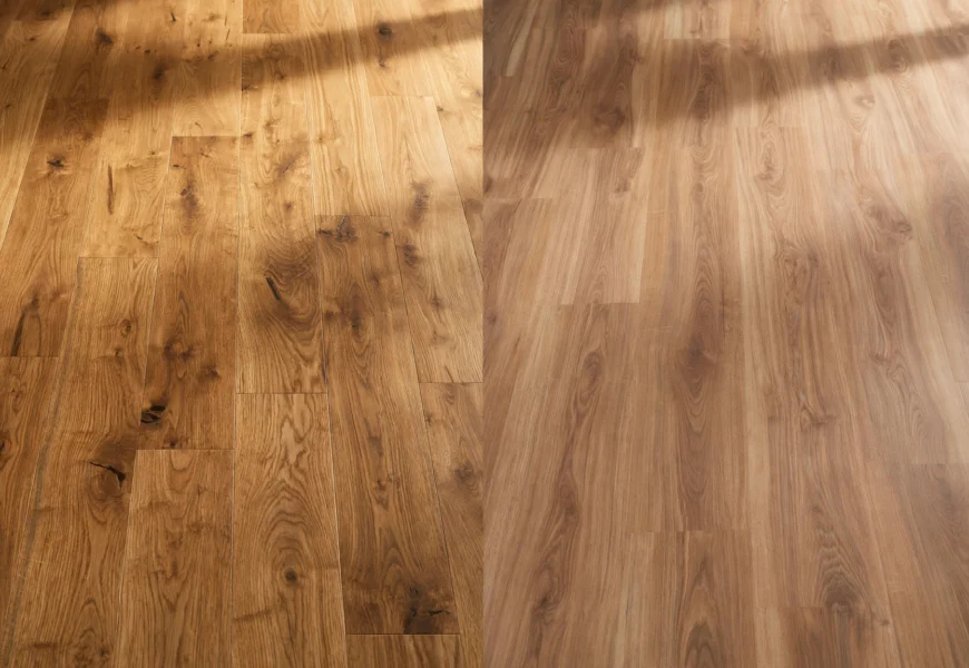 comparison of engineered hardwood flooring and laminate flooring