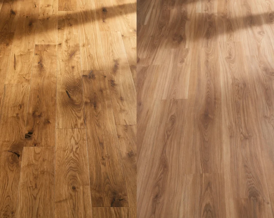 comparison of engineered hardwood flooring and laminate flooring