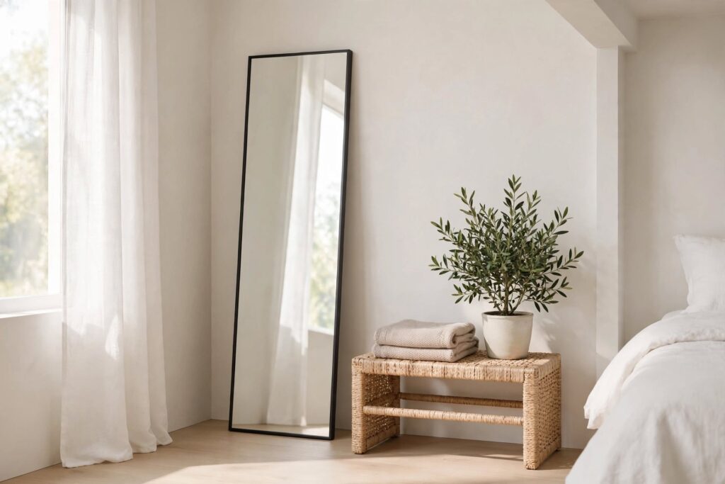 How to Decorate a Long Mirror: Styling Ideas for Full-Length and Leaning Mirrors